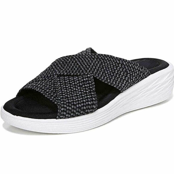 Women’s Stretch Cross Slide Sandals