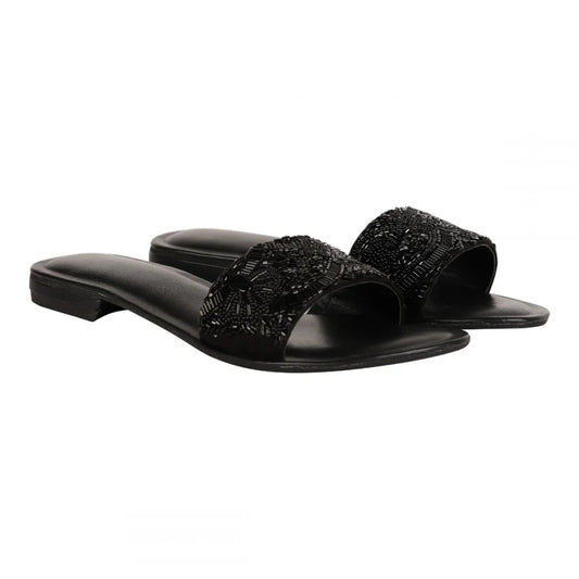 Fancy CUT-DANA & STONE SLIDER - BLACK