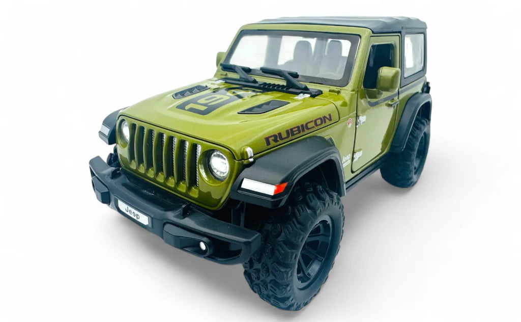 Jeep Wrangler Rubicon 1:24 diecast scale model car | Assorted Colors