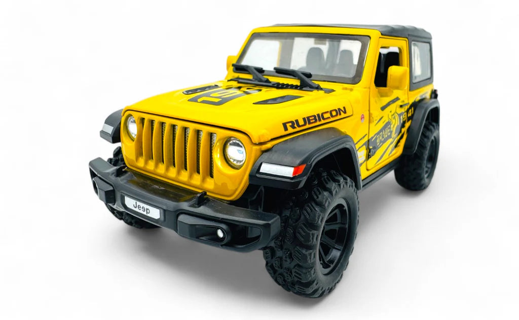 Jeep Wrangler Rubicon 1:24 diecast scale model car | Assorted Colors