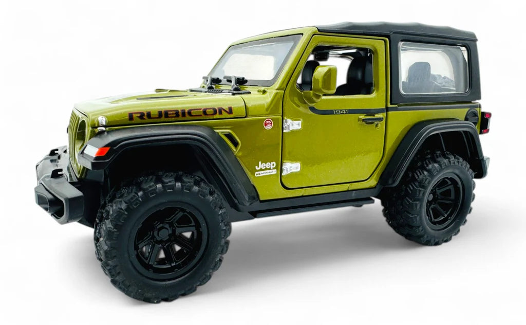 Jeep Wrangler Rubicon 1:24 diecast scale model car | Assorted Colors
