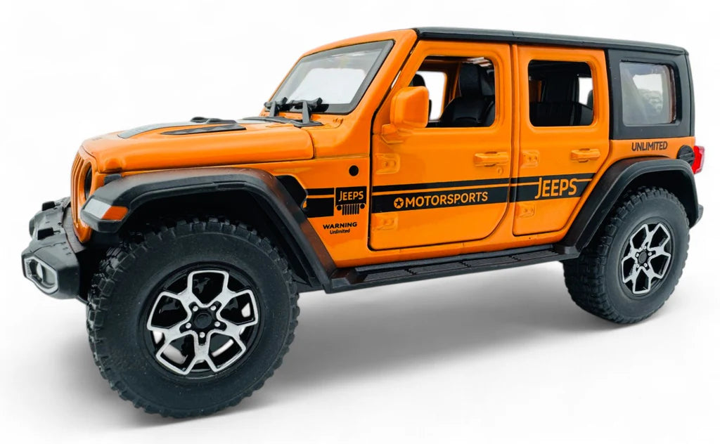 Jeep Wrangler 1:24 diecast scale model car collectible | Assorted Colors