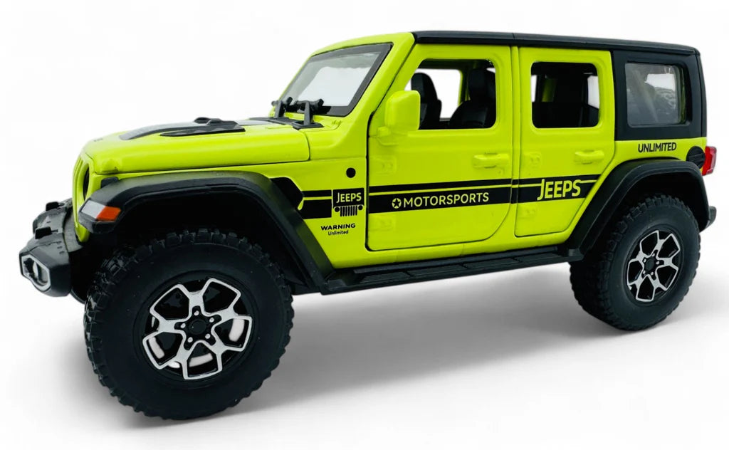 Jeep Wrangler 1:24 diecast scale model car collectible | Assorted Colors