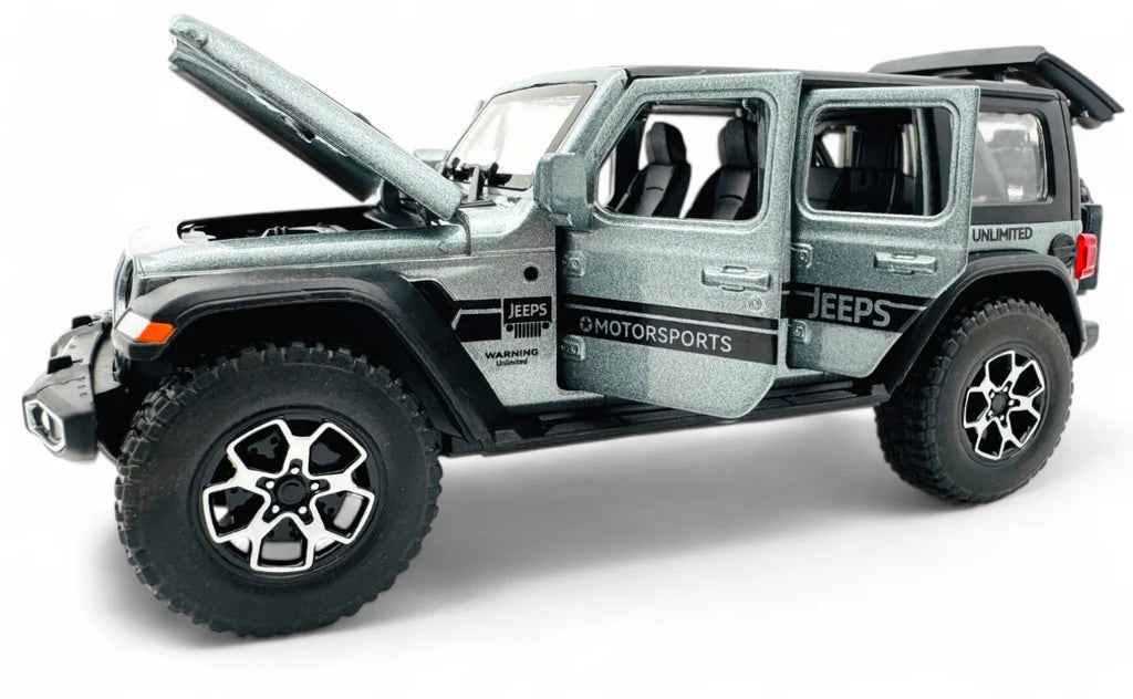Jeep Wrangler 1:24 diecast scale model car collectible | Assorted Colors