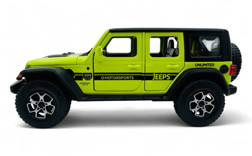 Jeep Wrangler 1:24 diecast scale model car collectible | Assorted Colors