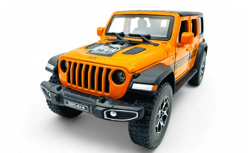 Jeep Wrangler 1:24 diecast scale model car collectible | Assorted Colors