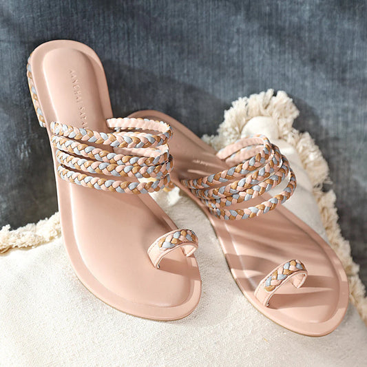 Fancy Meera Kohlapuri Sliders - Multicolor