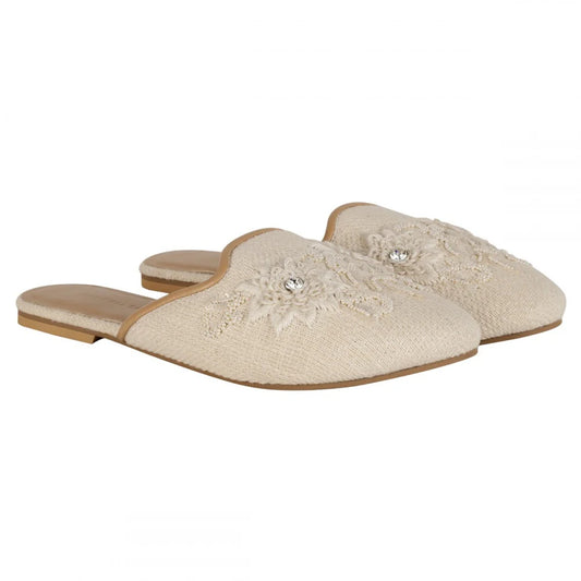 Fancy PEARL MULE - IVORY