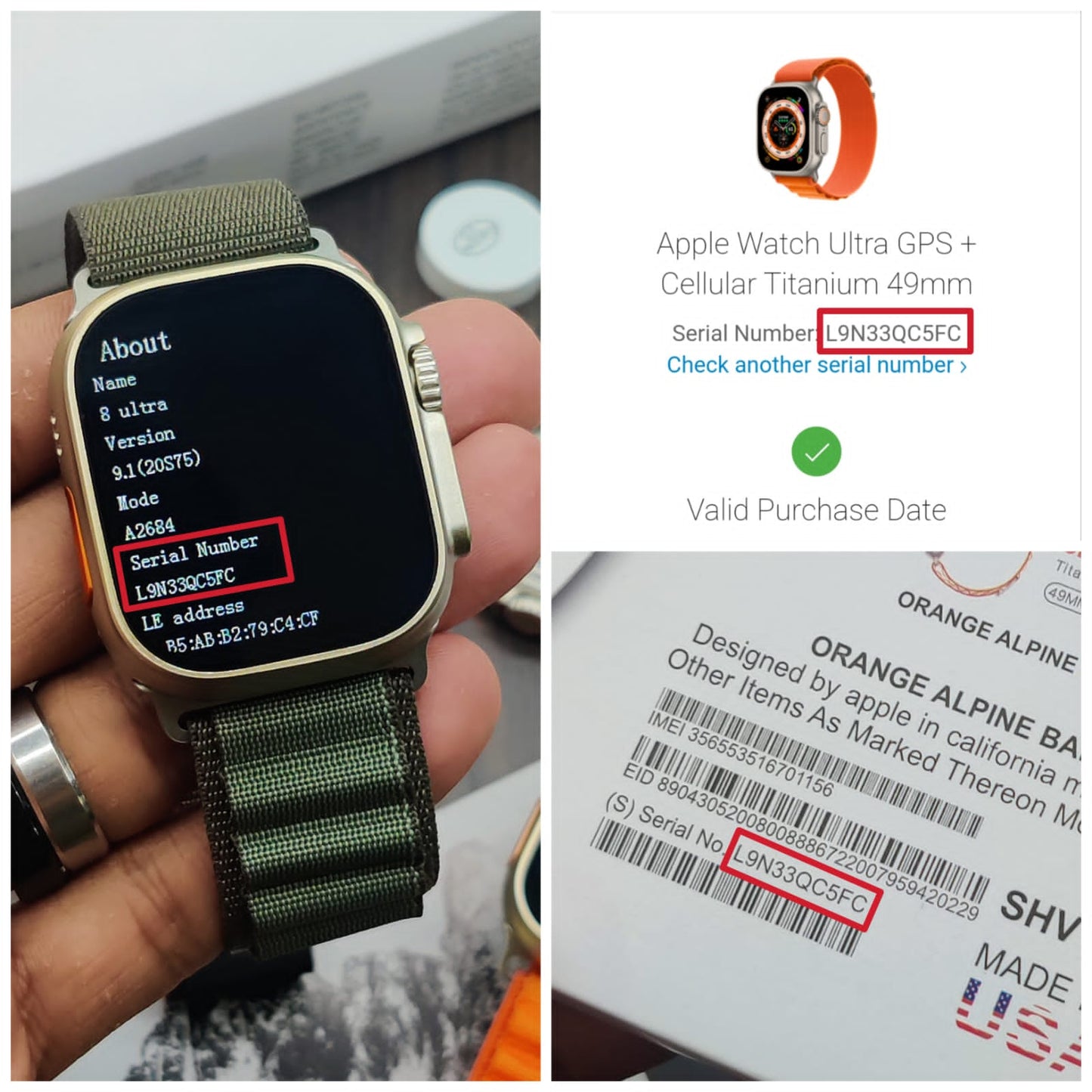 Watch 8 Ultra Master Quality