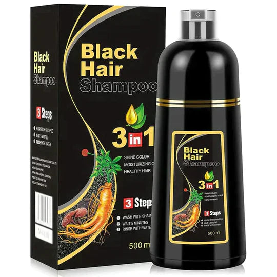 3 IN 1 BLACK HAIR SHAMPOO (Buy 1 Get 1 Free)