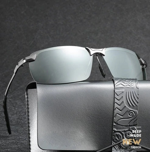 Men's Photochromic Sunglasses with Polarized Lens