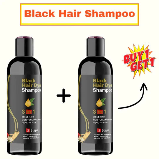 3 IN 1 BLACK HAIR SHAMPOO (Buy 1 Get 1 Free)