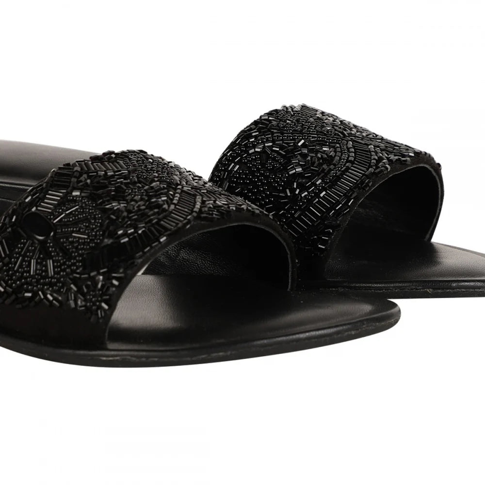 Fancy CUT-DANA & STONE SLIDER - BLACK