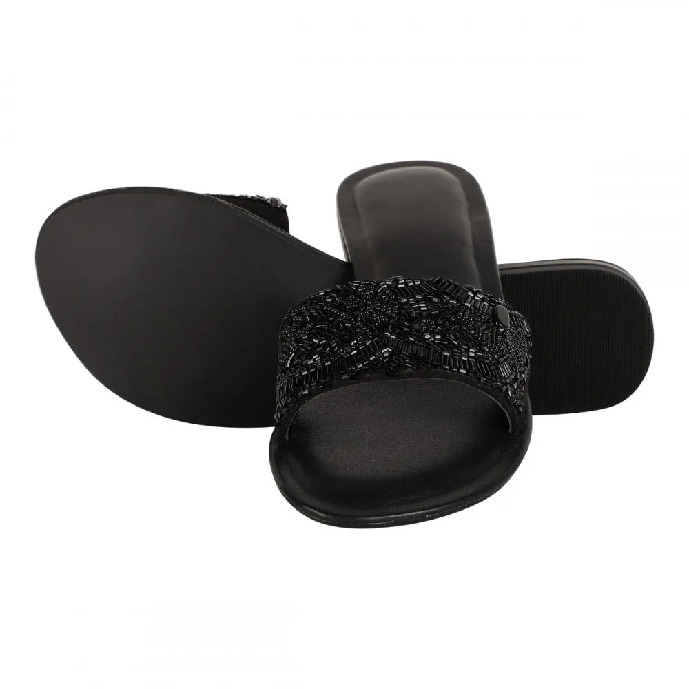 Fancy CUT-DANA & STONE SLIDER - BLACK