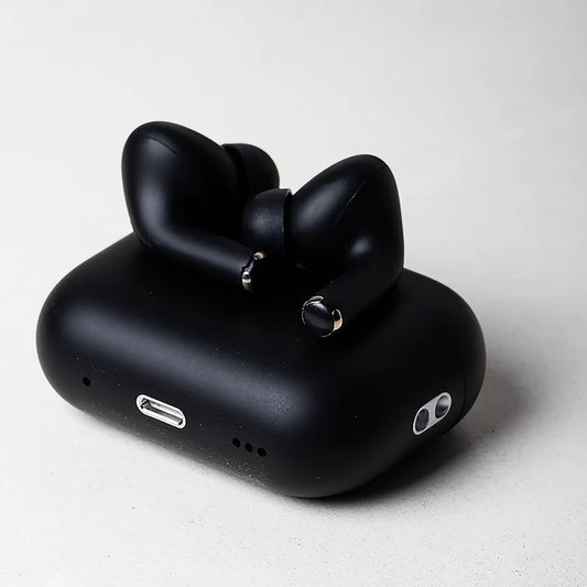 Air Pro 2nd Generation Black Edition | Magsafe Wireless Charging Case | Free Silicon Cover | 100% Warranty Covered