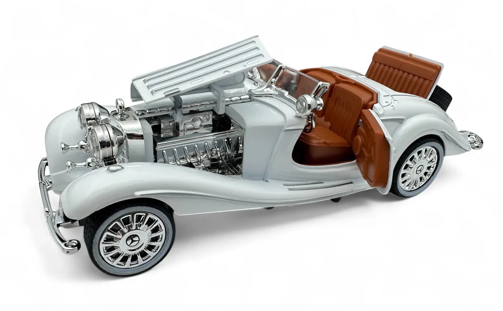 1936 Mercedes Benz 500K 1:24 Roadster diecast scale model car collectible | Assorted Colors