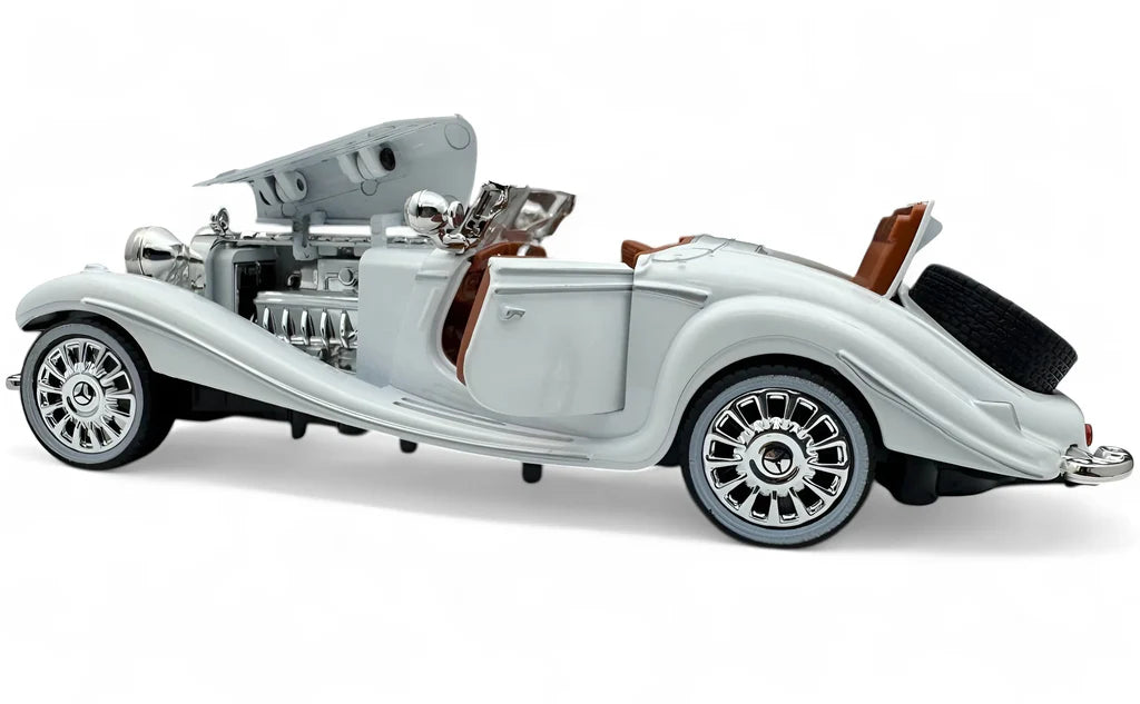 1936 Mercedes Benz 500K 1:24 Roadster diecast scale model car collectible | Assorted Colors