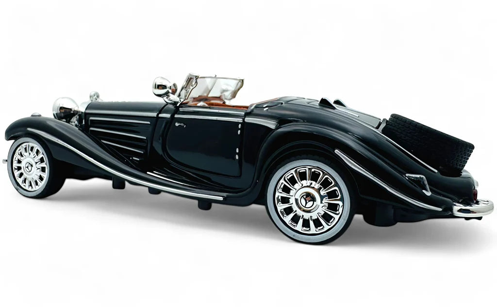 1936 Mercedes Benz 500K 1:24 Roadster diecast scale model car collectible | Assorted Colors